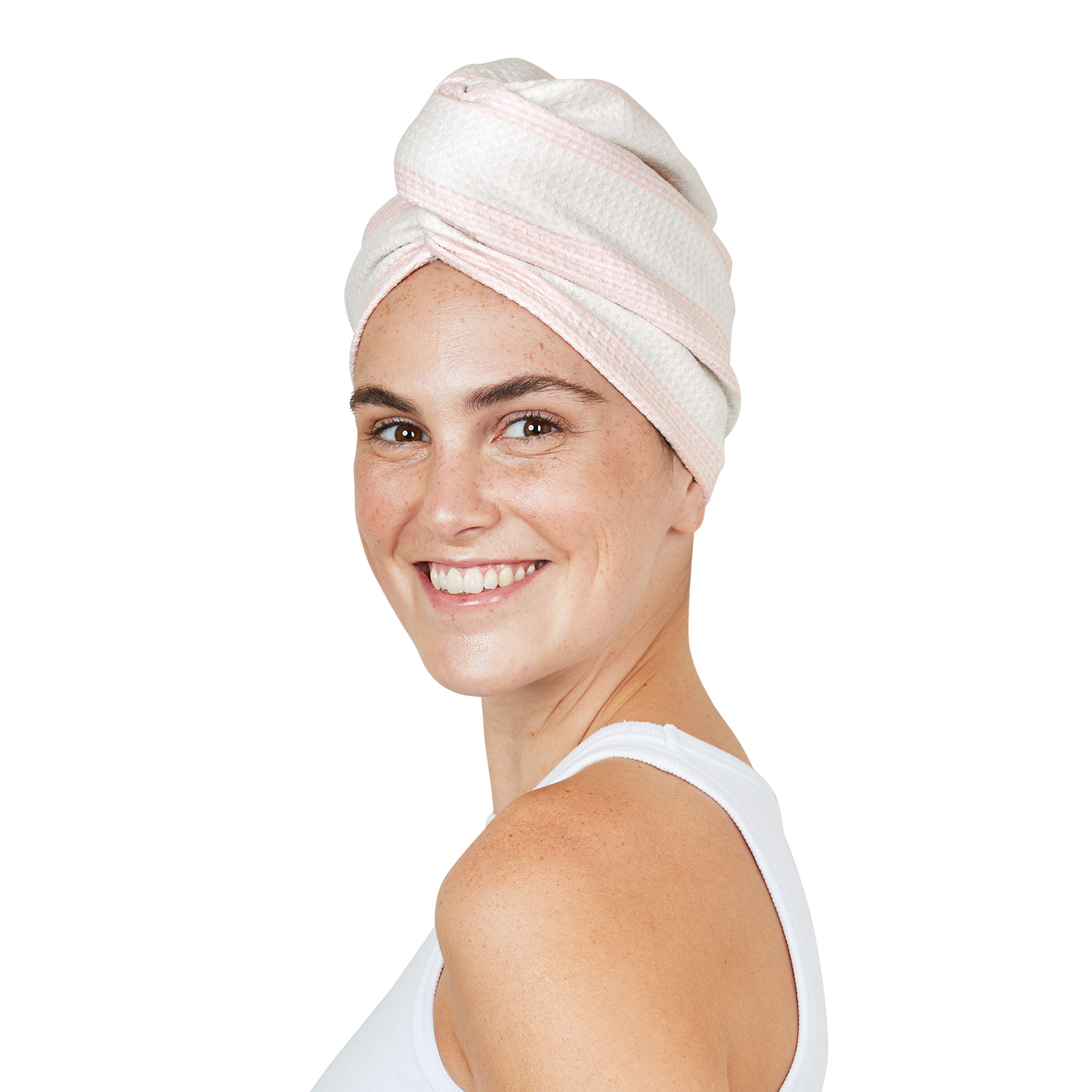 Hair Wrap Waffle PRIMROSE PINK 