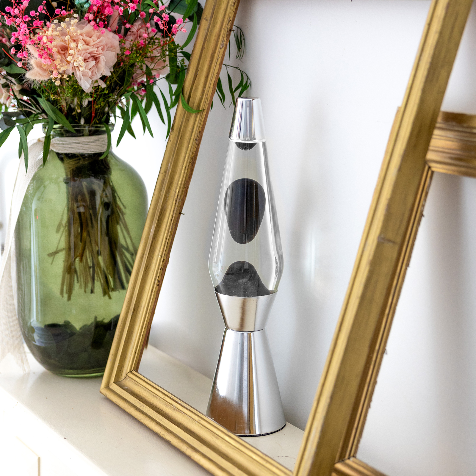 Lava Lamp BULLET black 
