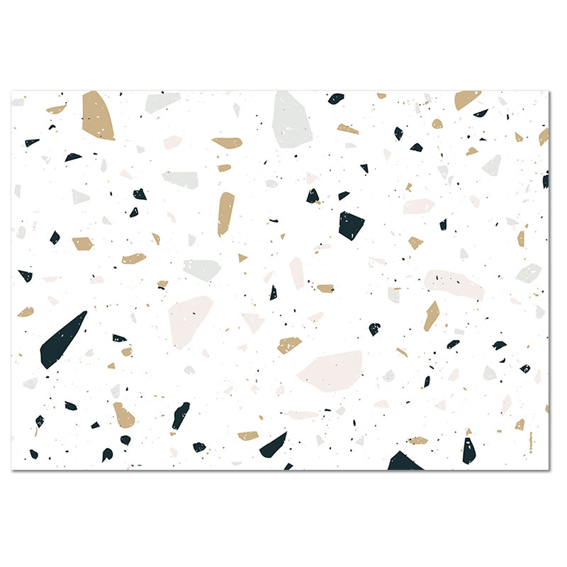 Papiertischset TERRAZZO 4 Sujets à 12 Blatt