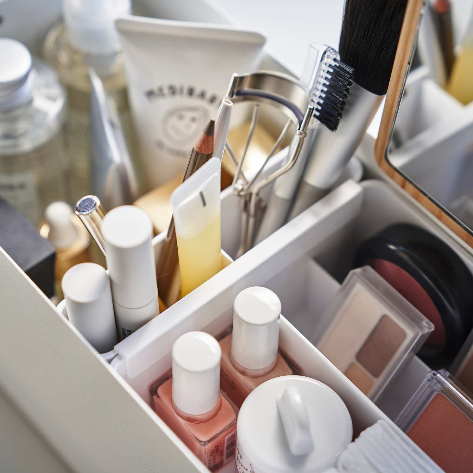 Make-up-Box TOWER weiss 