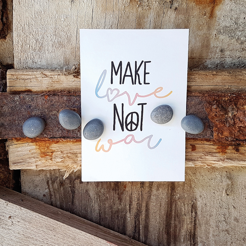 Magnet STONE 5er Set grau 