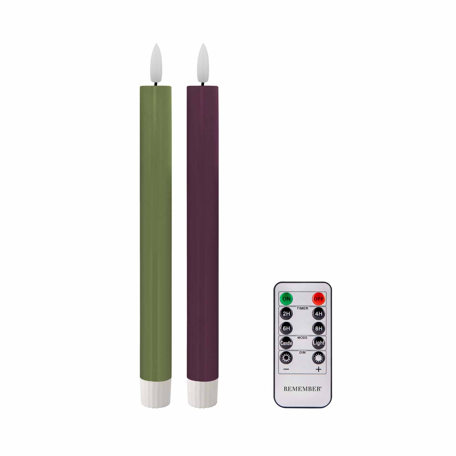 LED Stabkerzen-Set Ruka 2er Set 