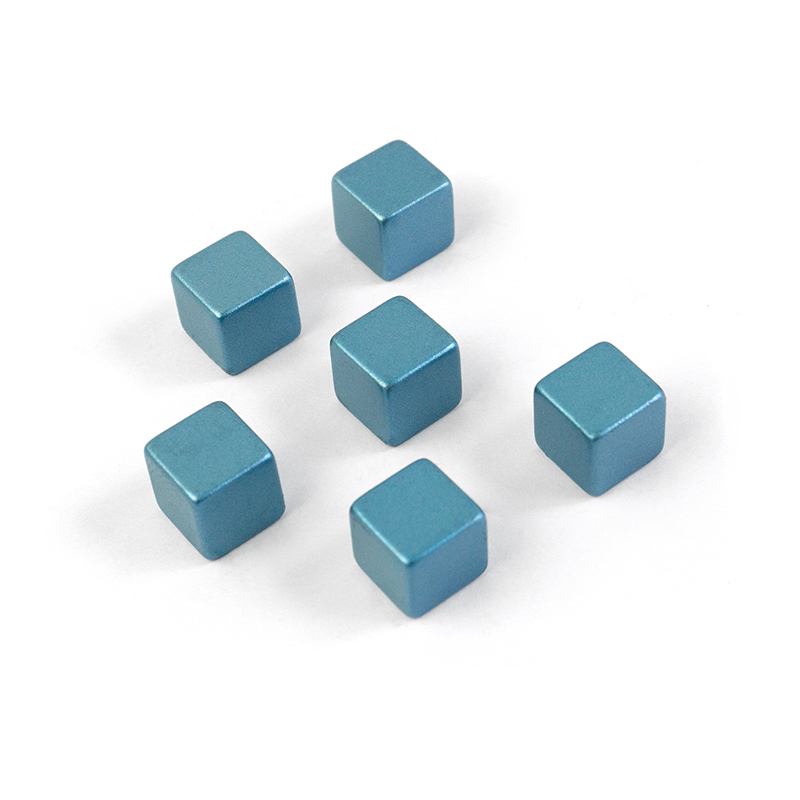 Superstrong Magnets CUBE MEDIUM 6er Set, blau