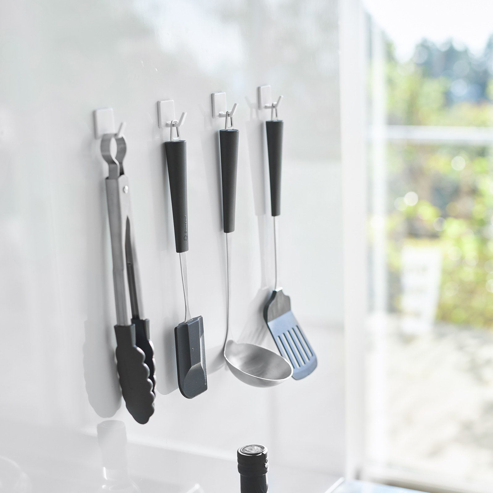 Klebehaken-Haken (4er-Set) TOWER  weiss 