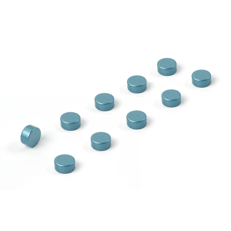 Magnete STEELY 10er Set blau 
