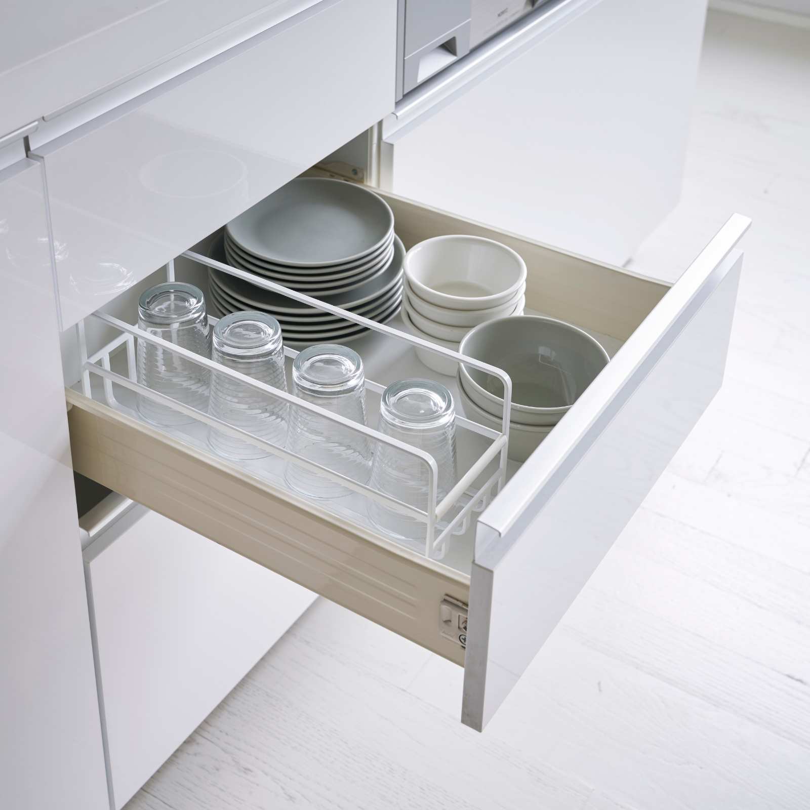 Tassen-/Gläser-Organizer TOWER weiss 