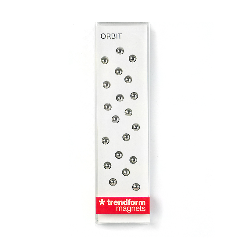 Magnete ORBIT 20er Set silbern 