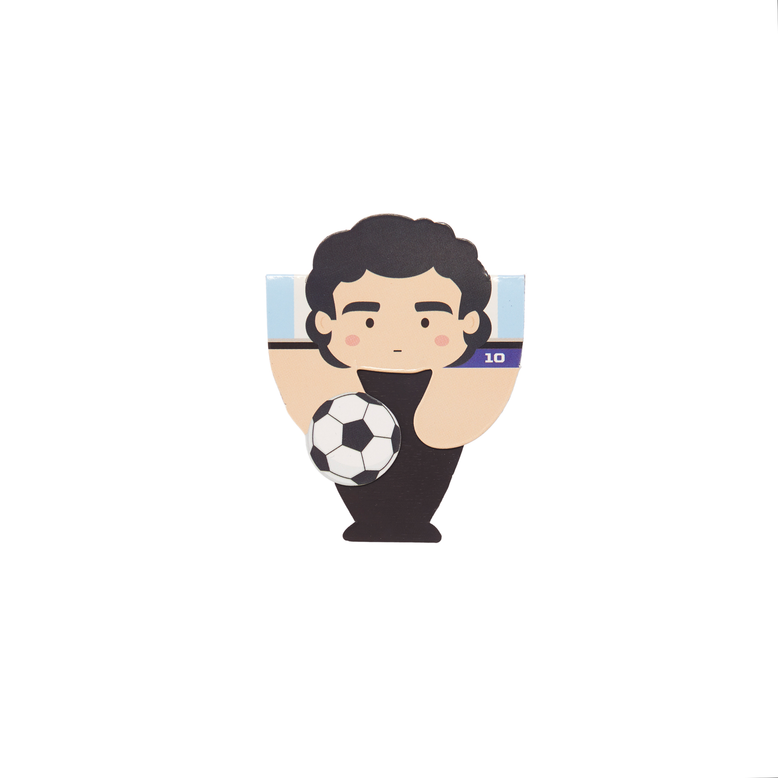 Buchzeichen Macnettic BORN TO SCORE 