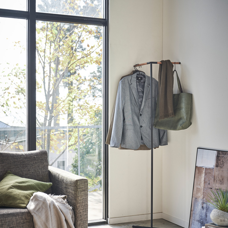 Garderobe CORNER TOWER schwarz 