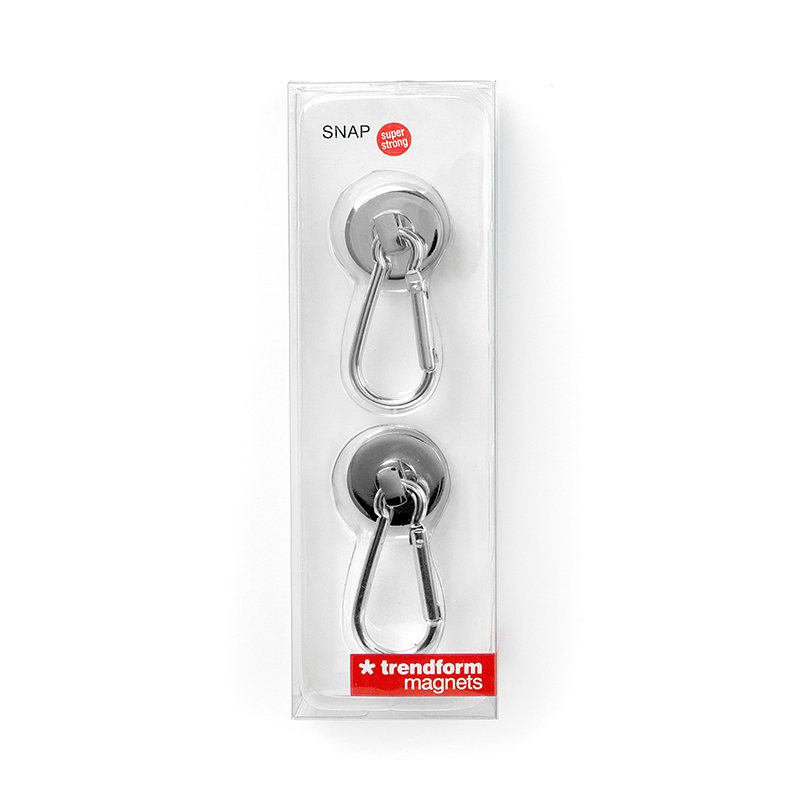 Magnete SNAP 2er Set silber 