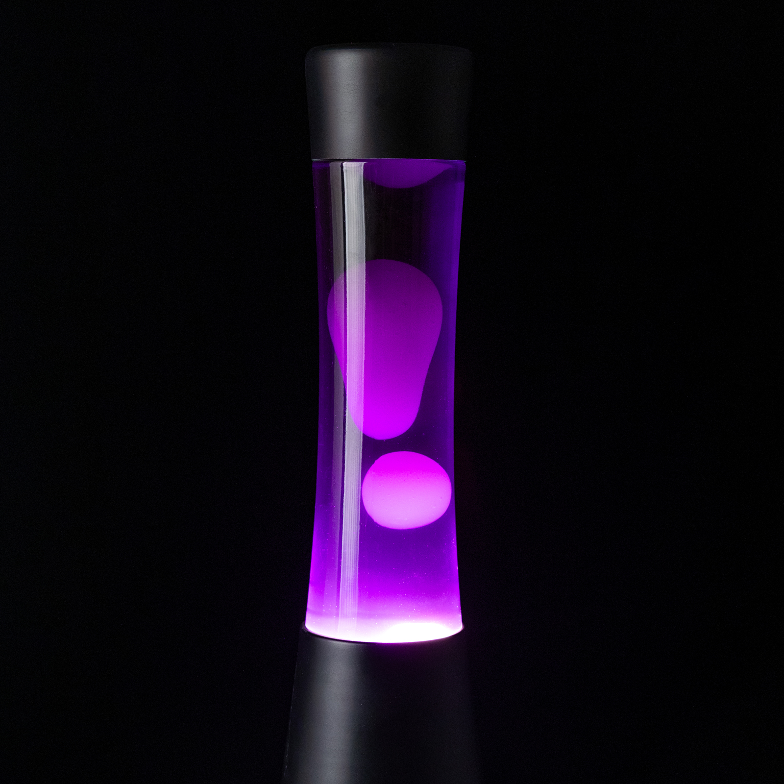 Lava Lamp TOWER Purple Black Base 