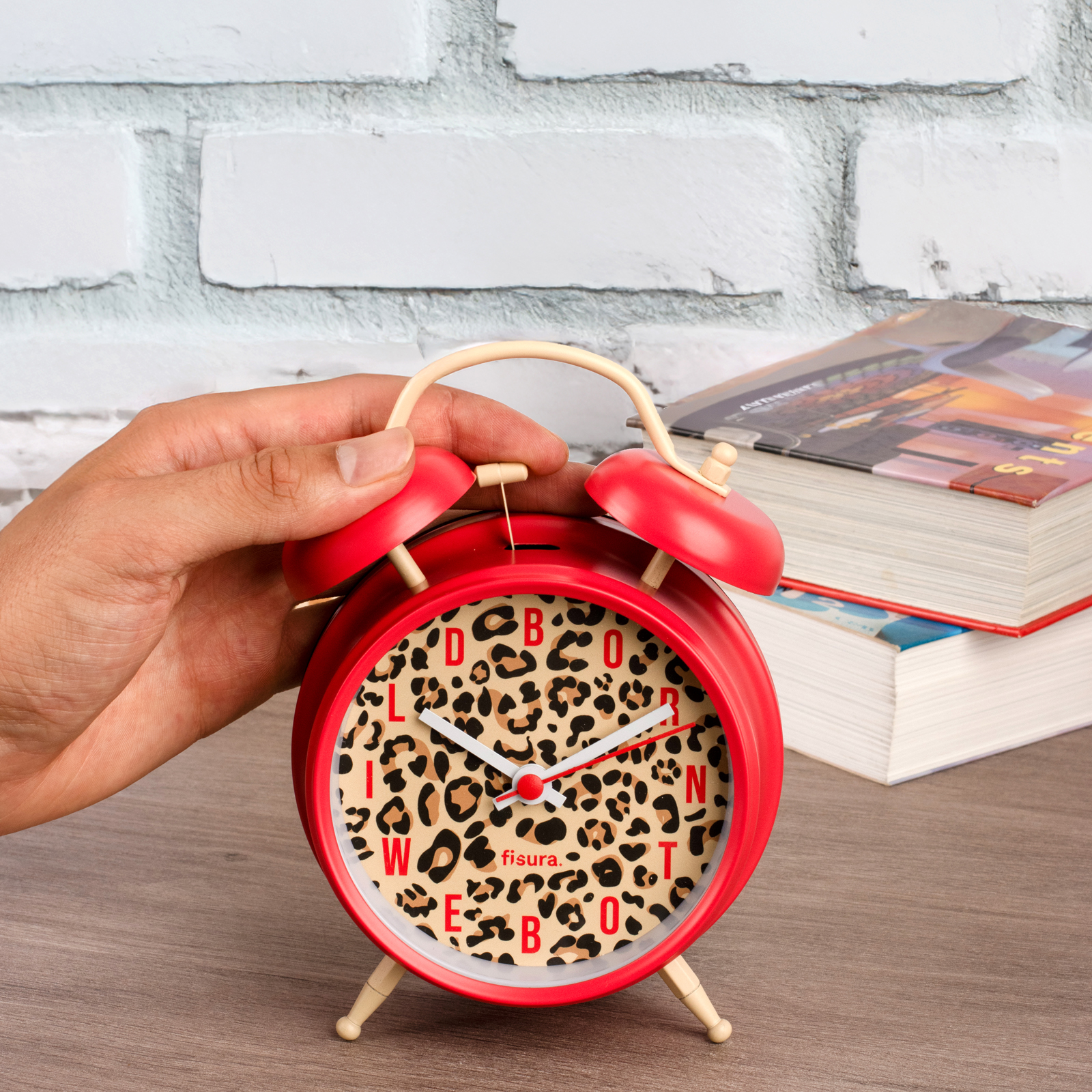RETRO ALARM CLOCK cheetah 