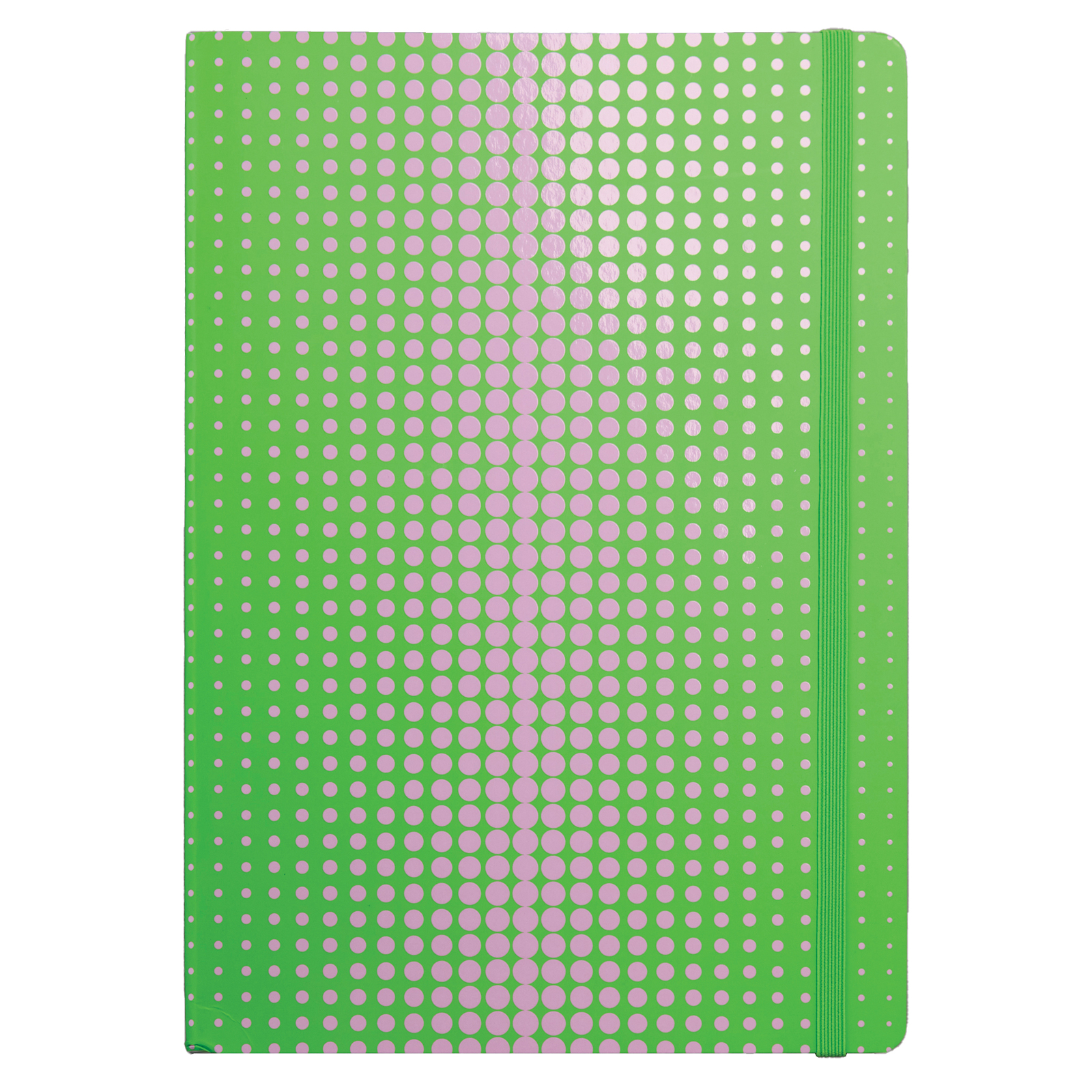 Notizbuch A4 TEC green-pink 
