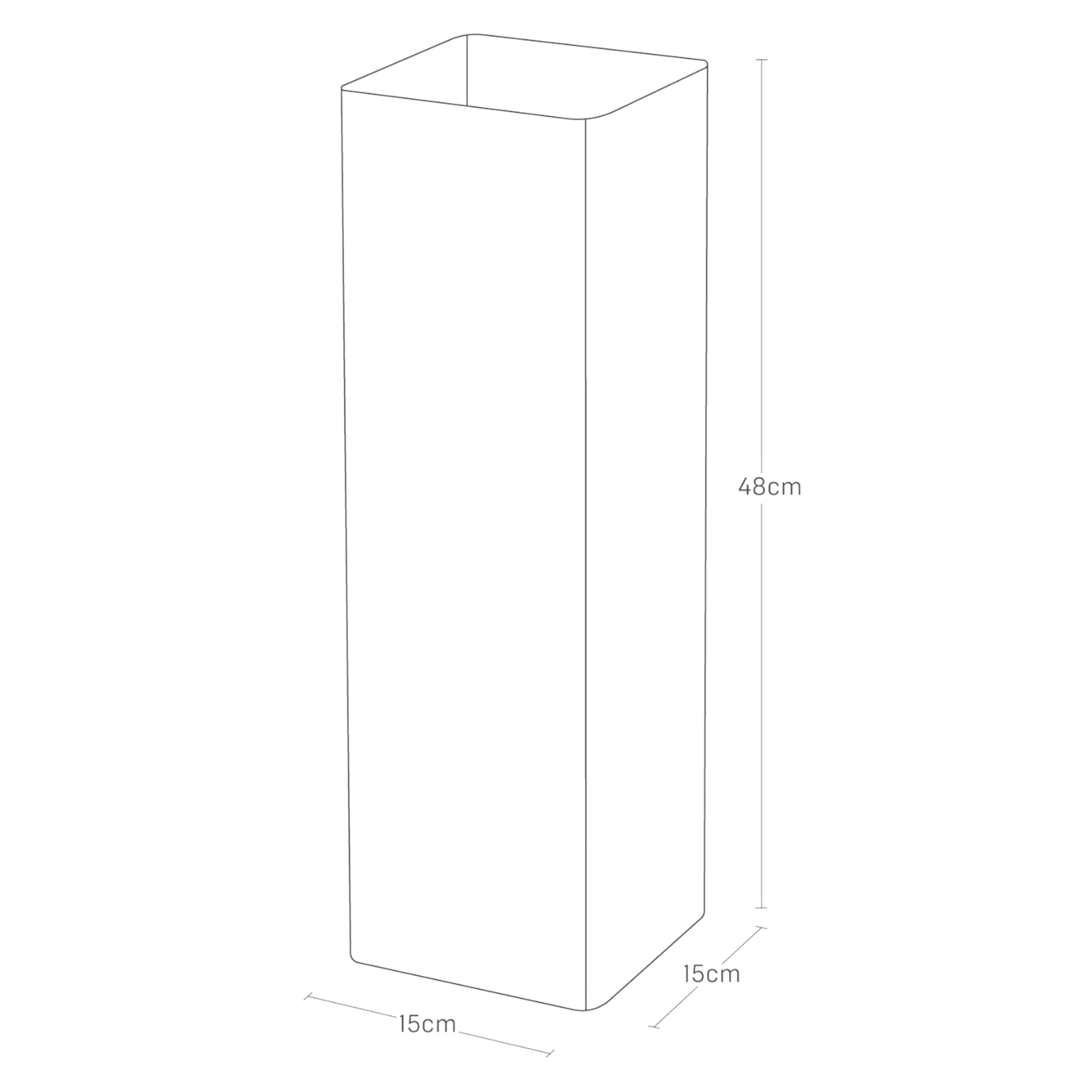 Schirmständer SMART Tall schwarz 