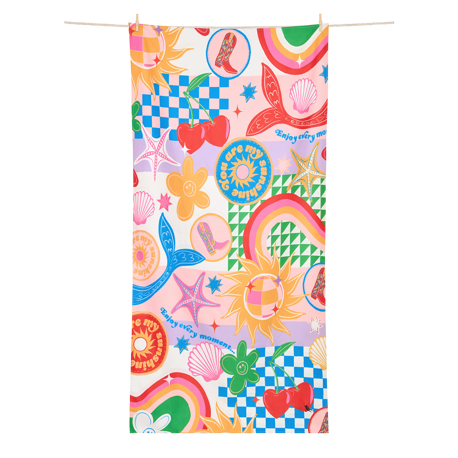 Towel KIDS M Good Vibes Club 