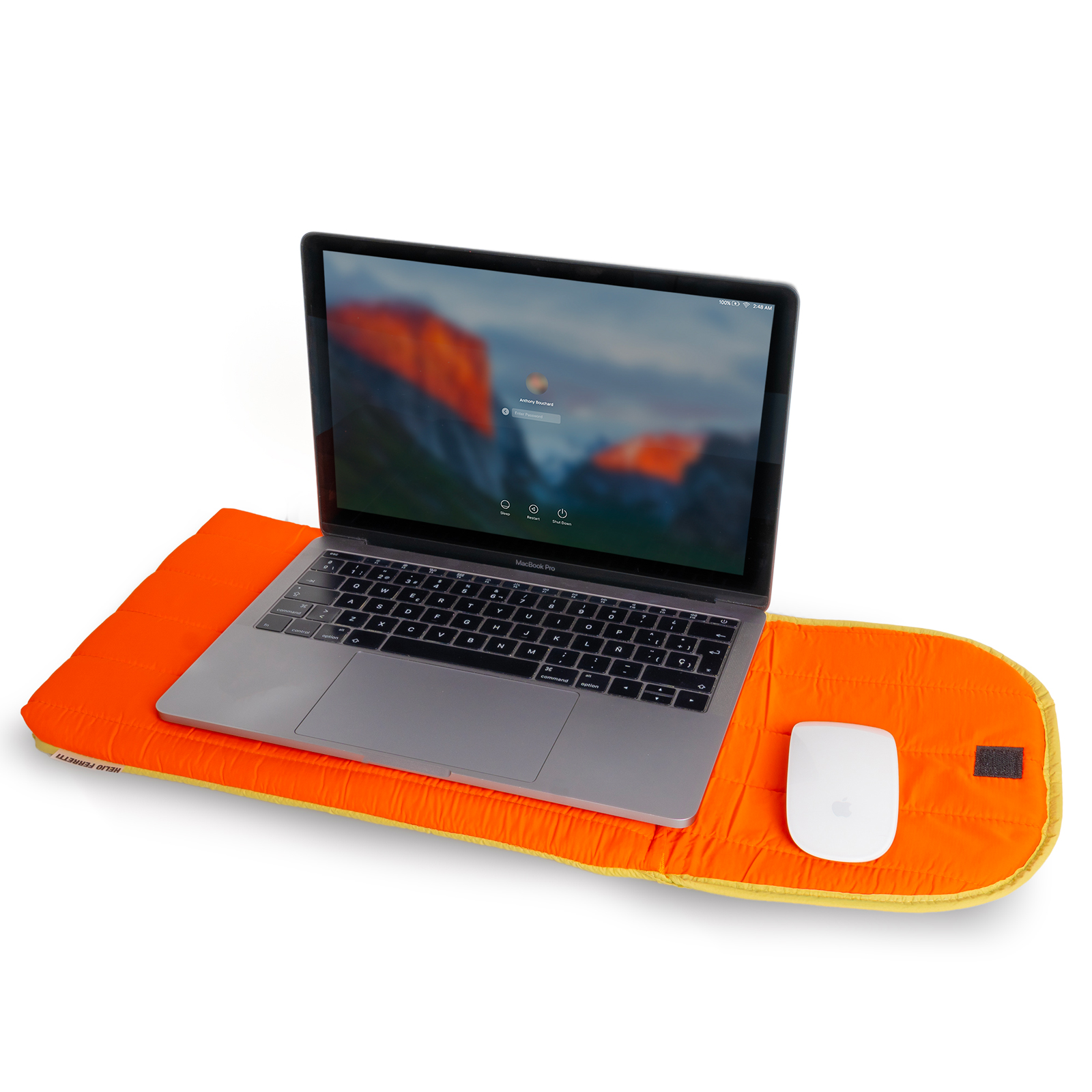 PUFFY LAPTOP SLEEVE ORANGE 
