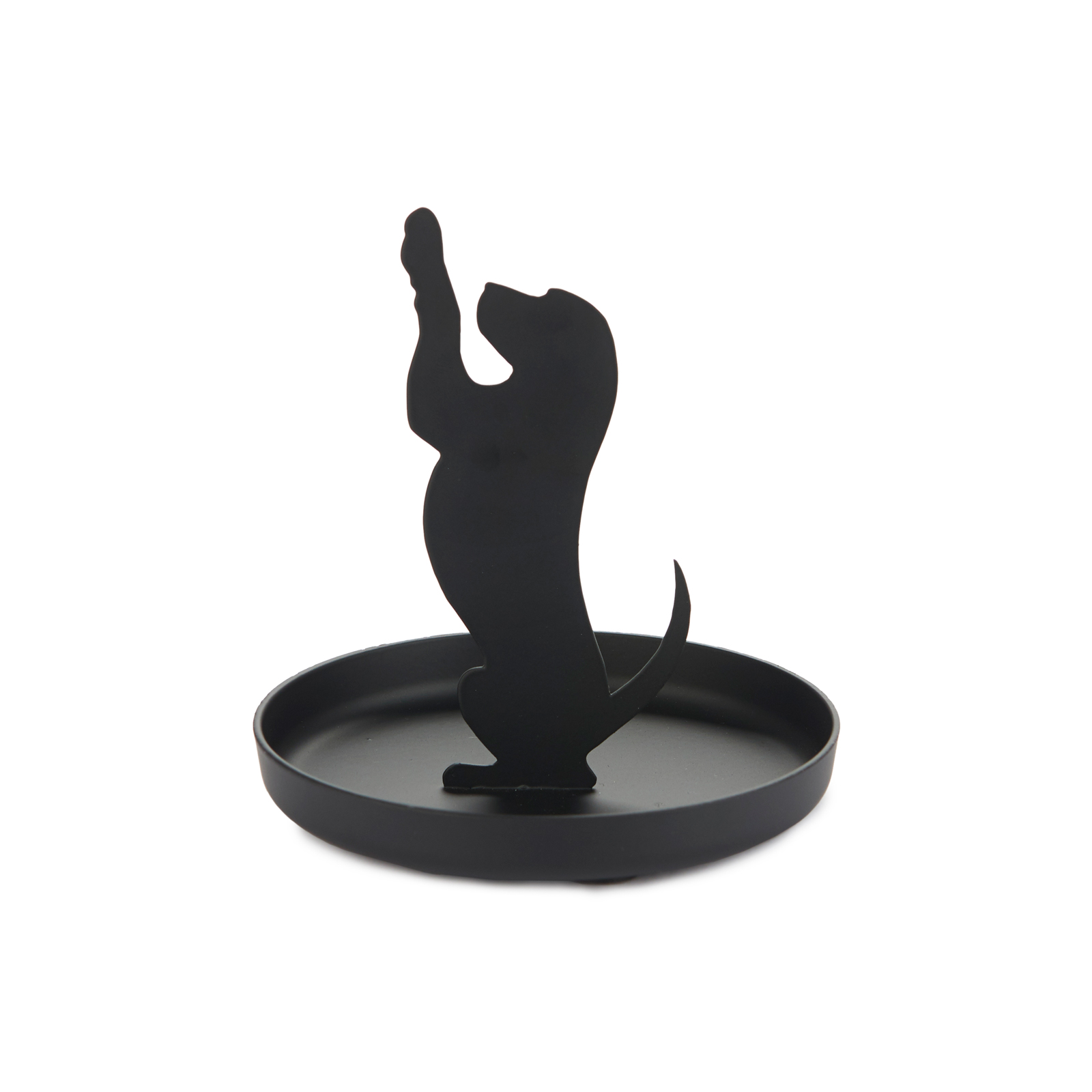 Ringhalter PUPPY schwarz aus Metall 