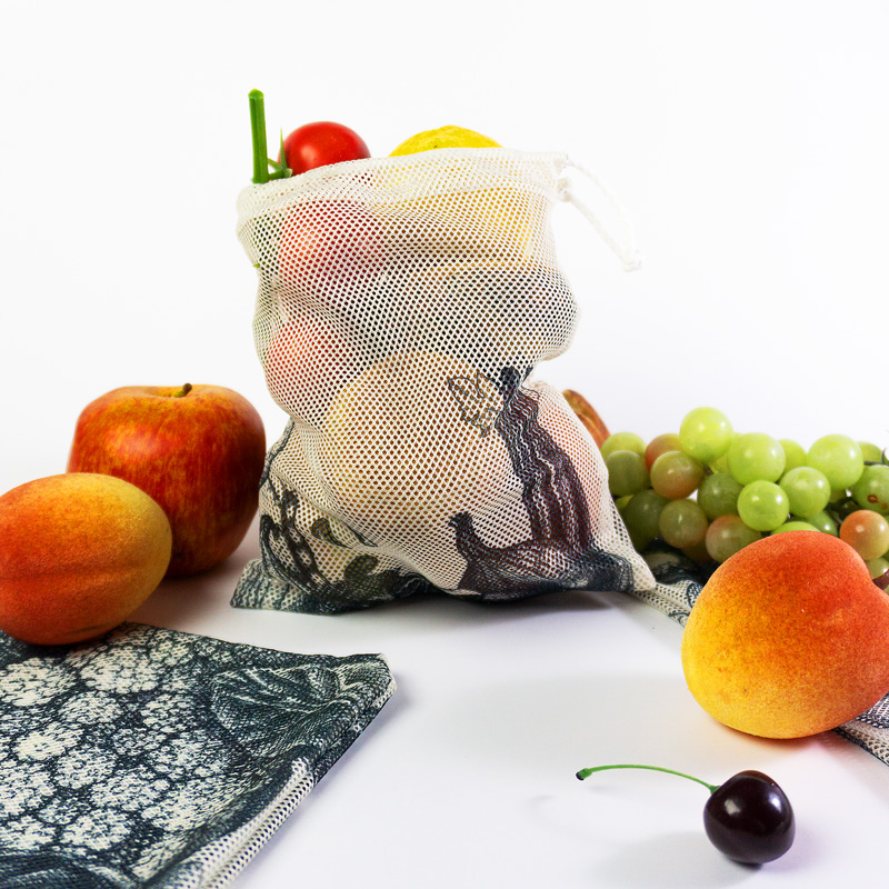 Fruit & veggie bags VINTAGE 3er Set 