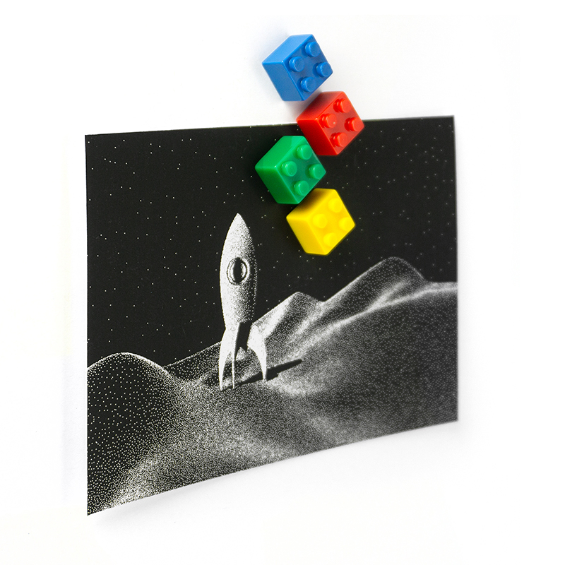 Magnete BRICK 4er Set  