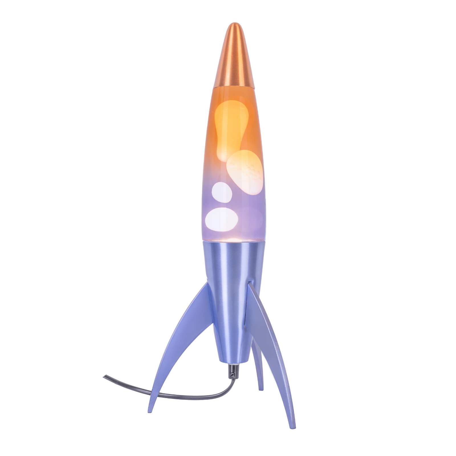 Lava Lamp ROCKET blue gradient 