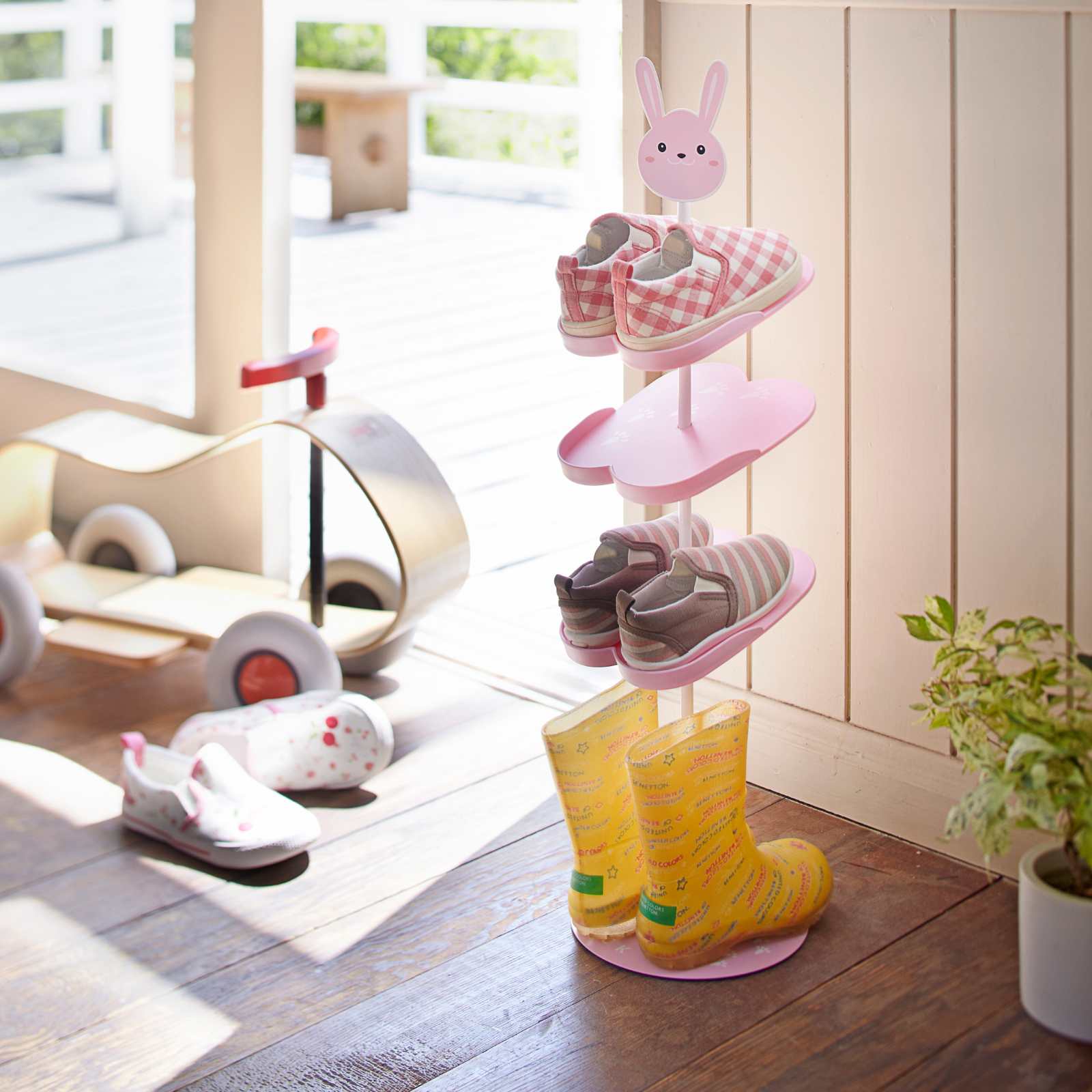Schuhregal für Kinder YAMAZAKI pink 