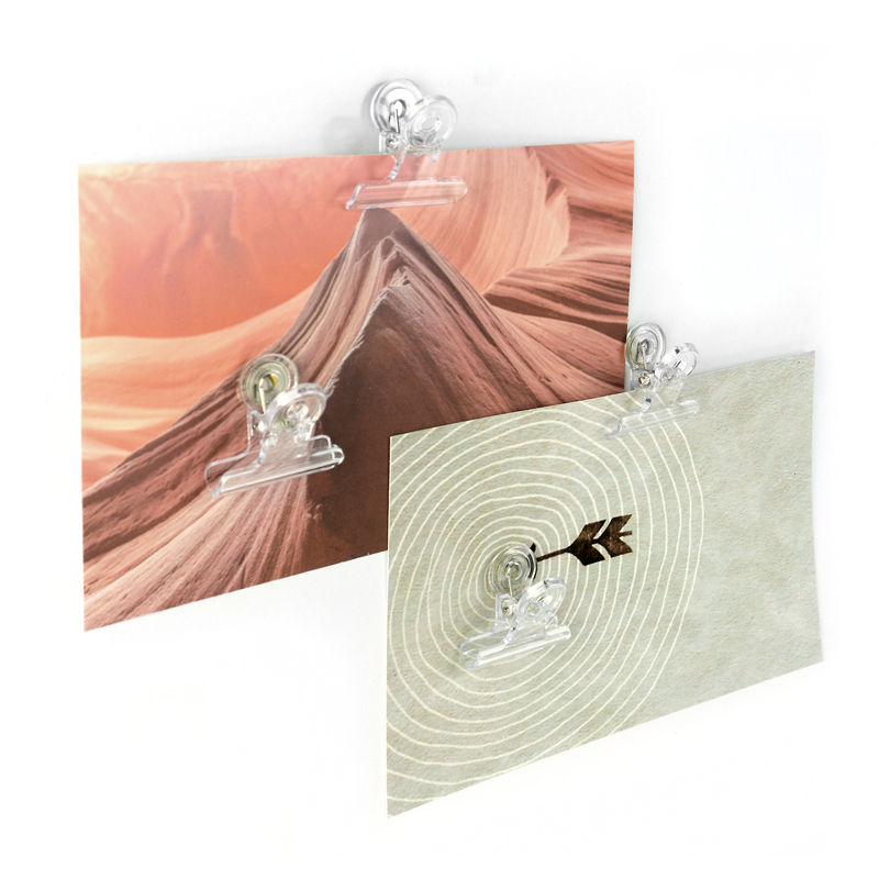 Magnet-Clip GRAFFA 4er Set transparent 