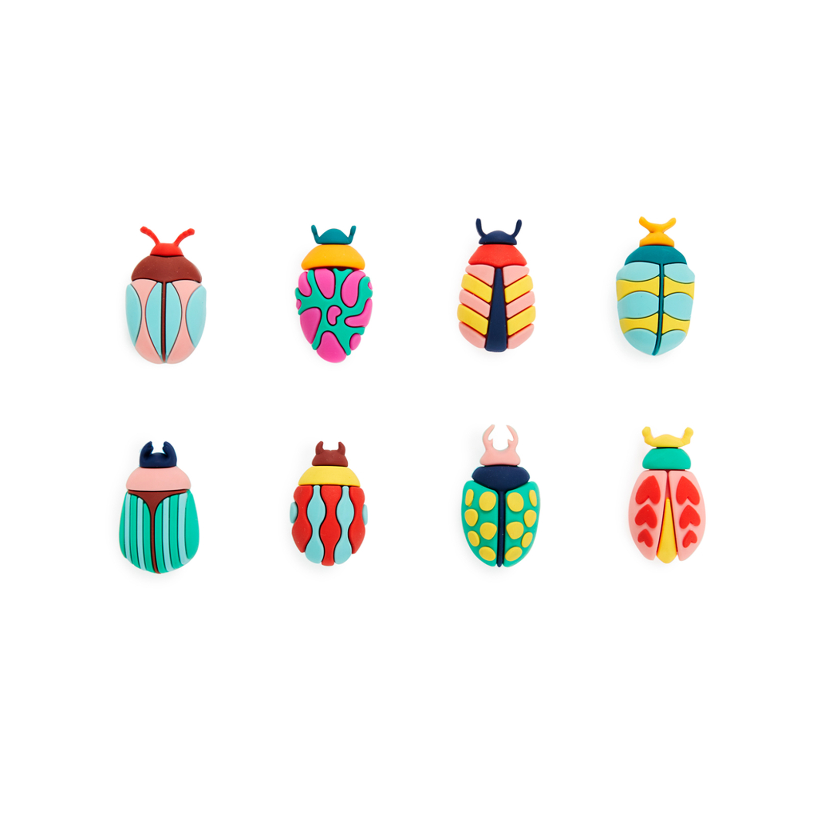 Trinkglasmarkierer THE BEETLES 8er assortiert 