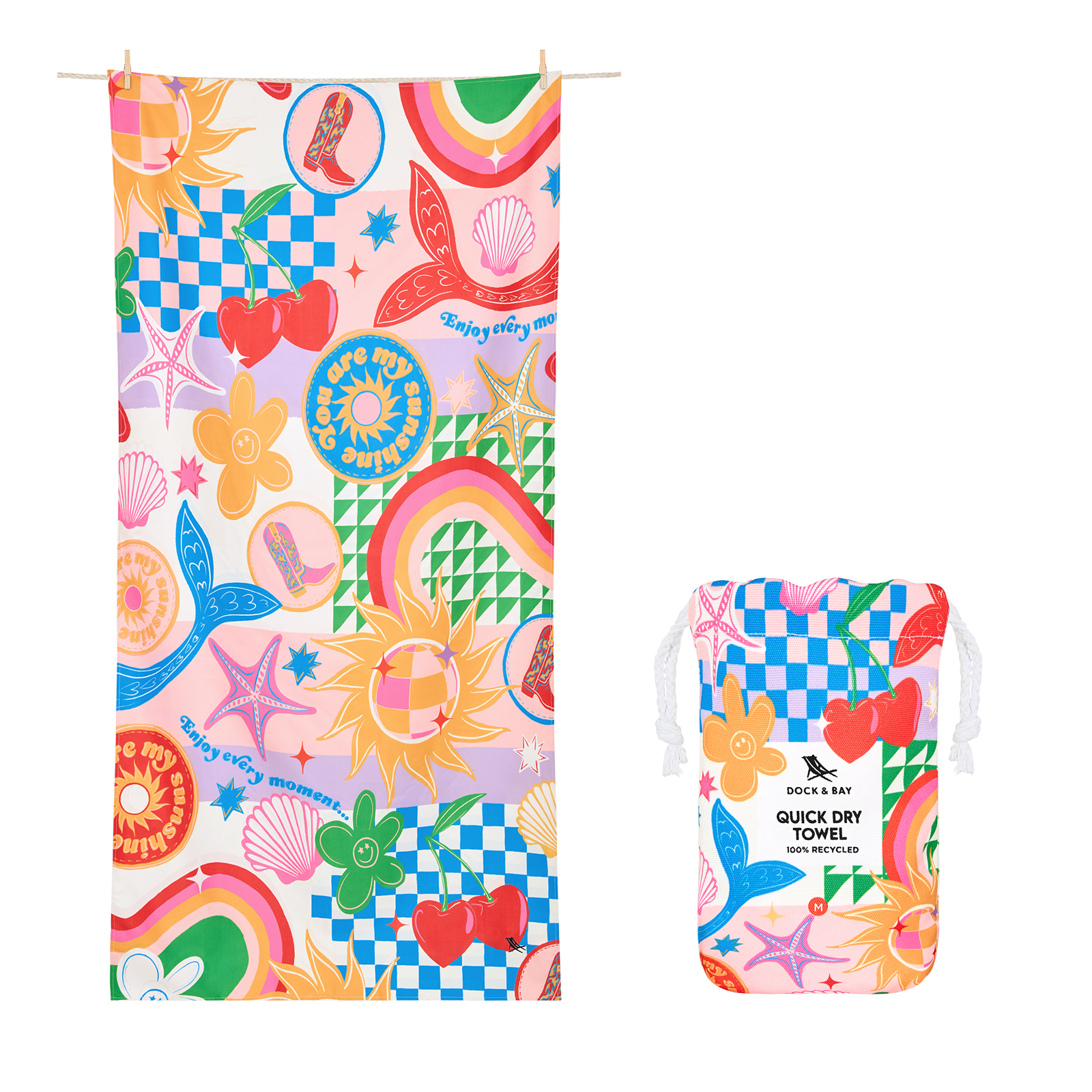 Towel KIDS M Good Vibes Club 