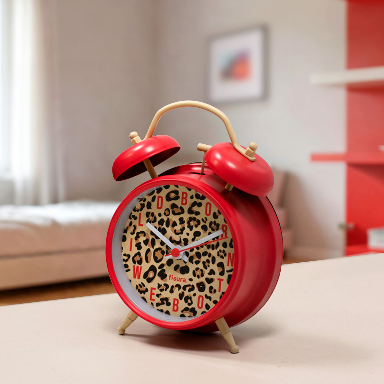 RETRO ALARM CLOCK cheetah 