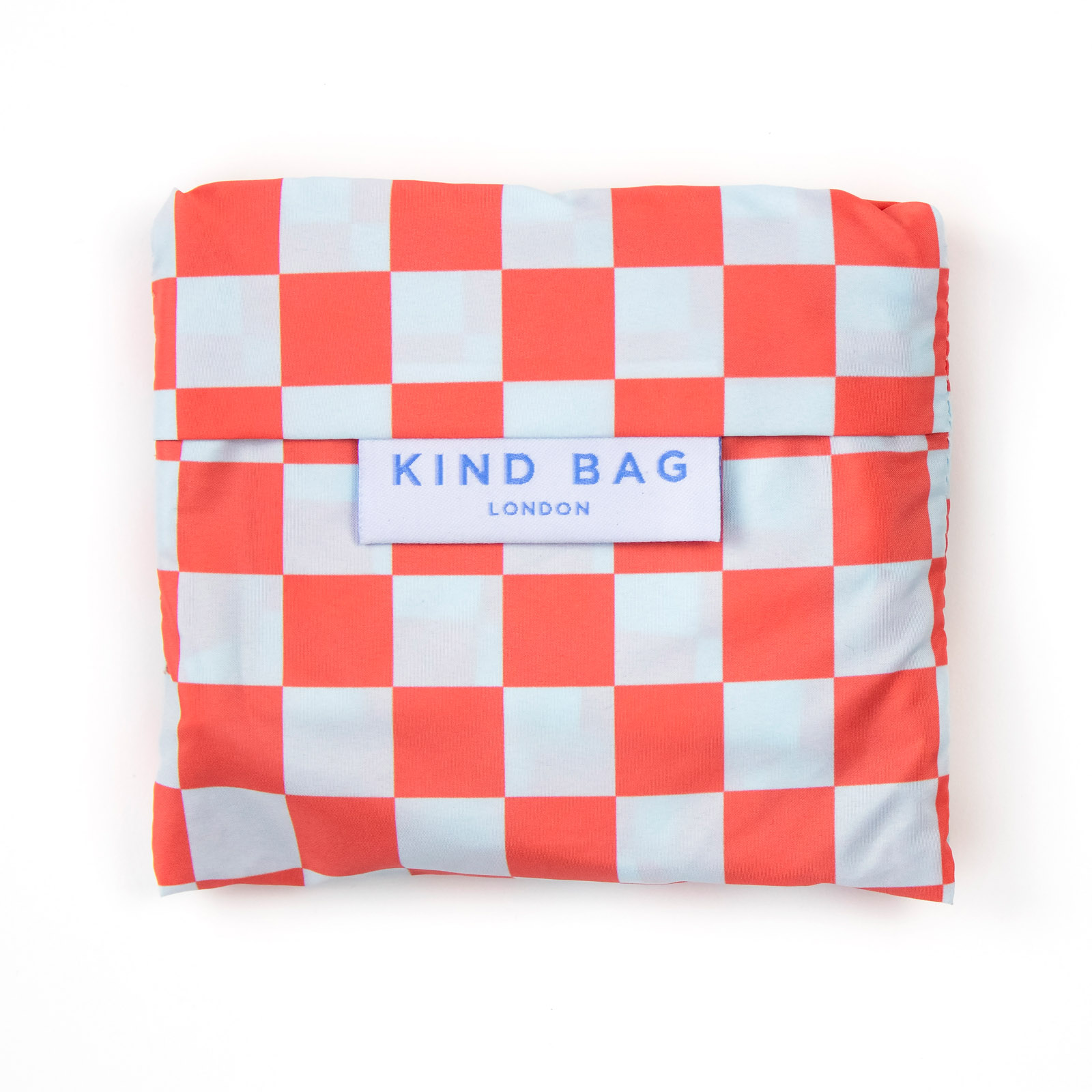 Medium Bag Checkerboard Red + Blue 