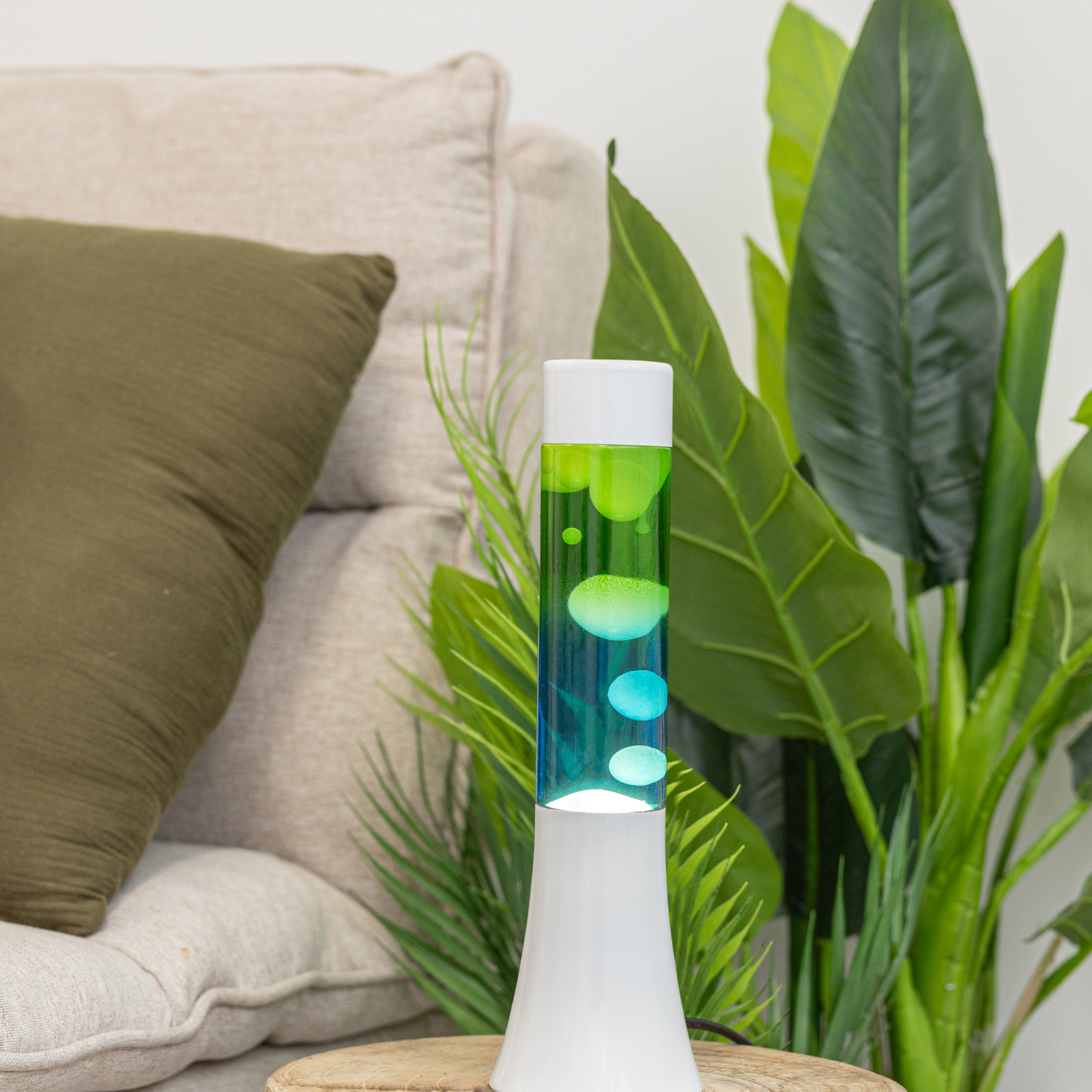 Lava Lamp MINI blue & green gradient 