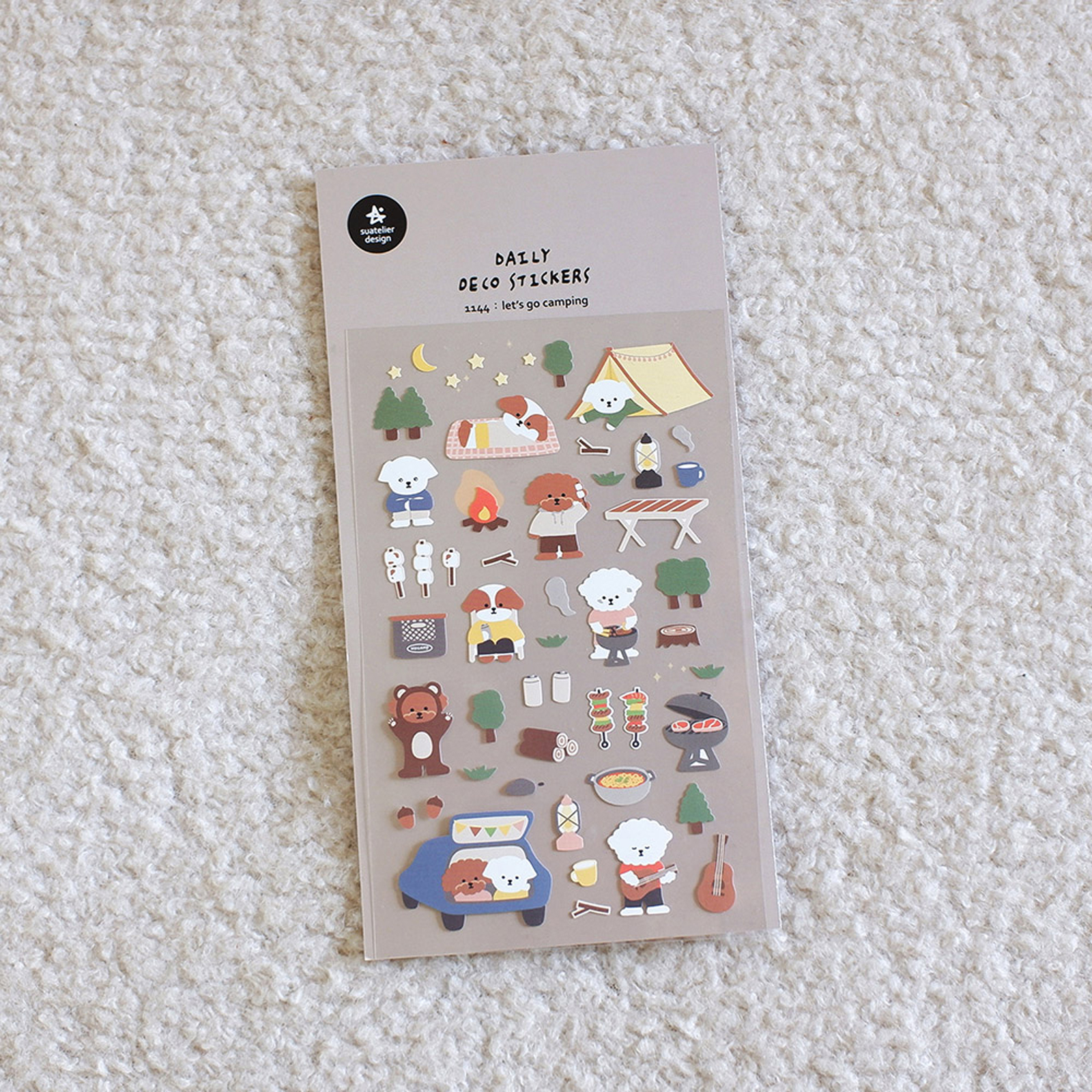 Daily Deco Sticker LET S GO CAMPING 