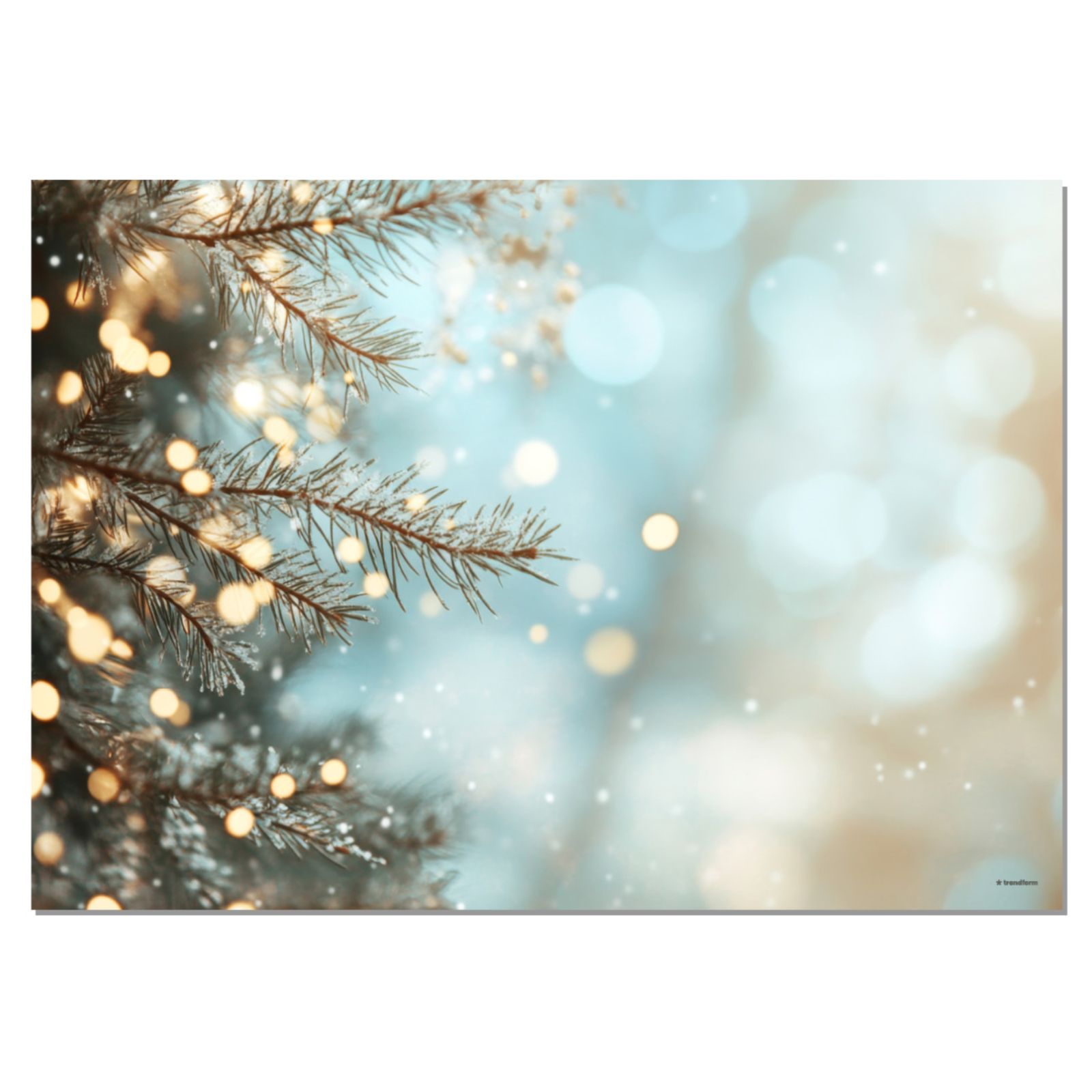 Papiertischset SPARKLING LIGHTS 4 Sujets à 12 Blatt