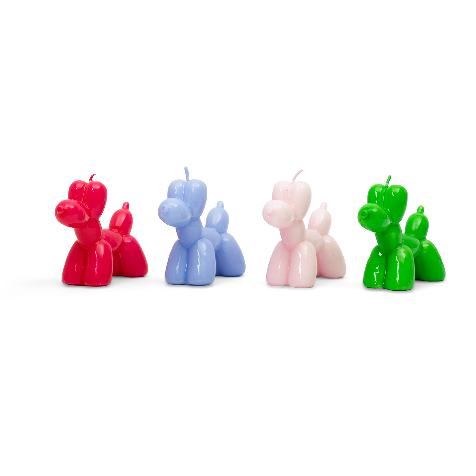 BALLOON DOG CANDLE BLUE 
