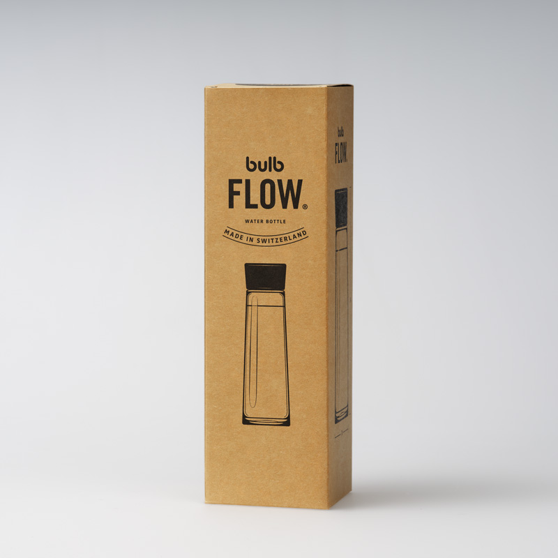Trinkflasche BULB FLOW Glas 540 ml