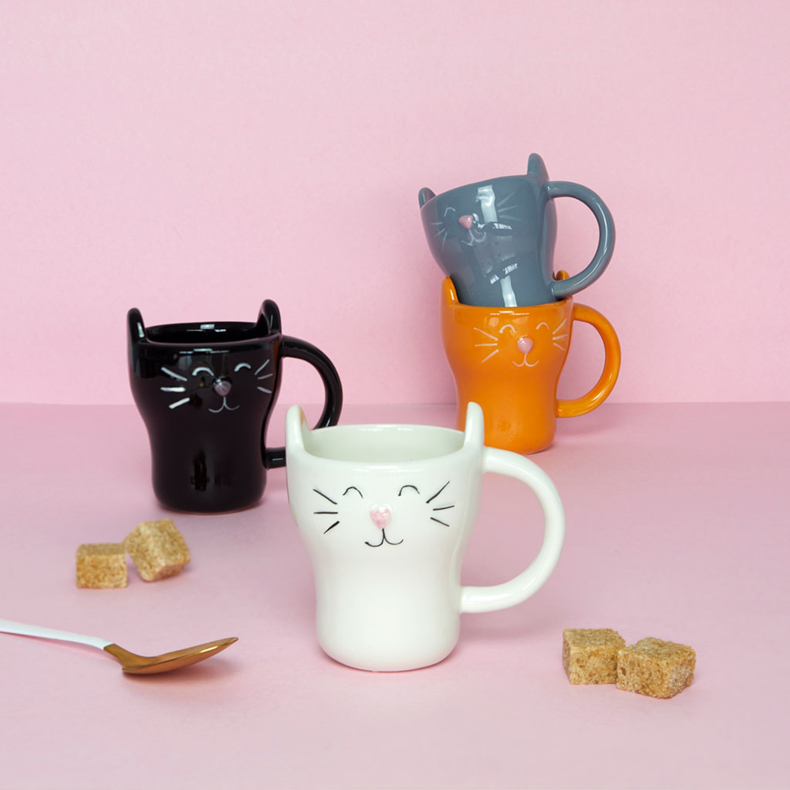 Espresso-Tassen MEOW! 4er-Set 