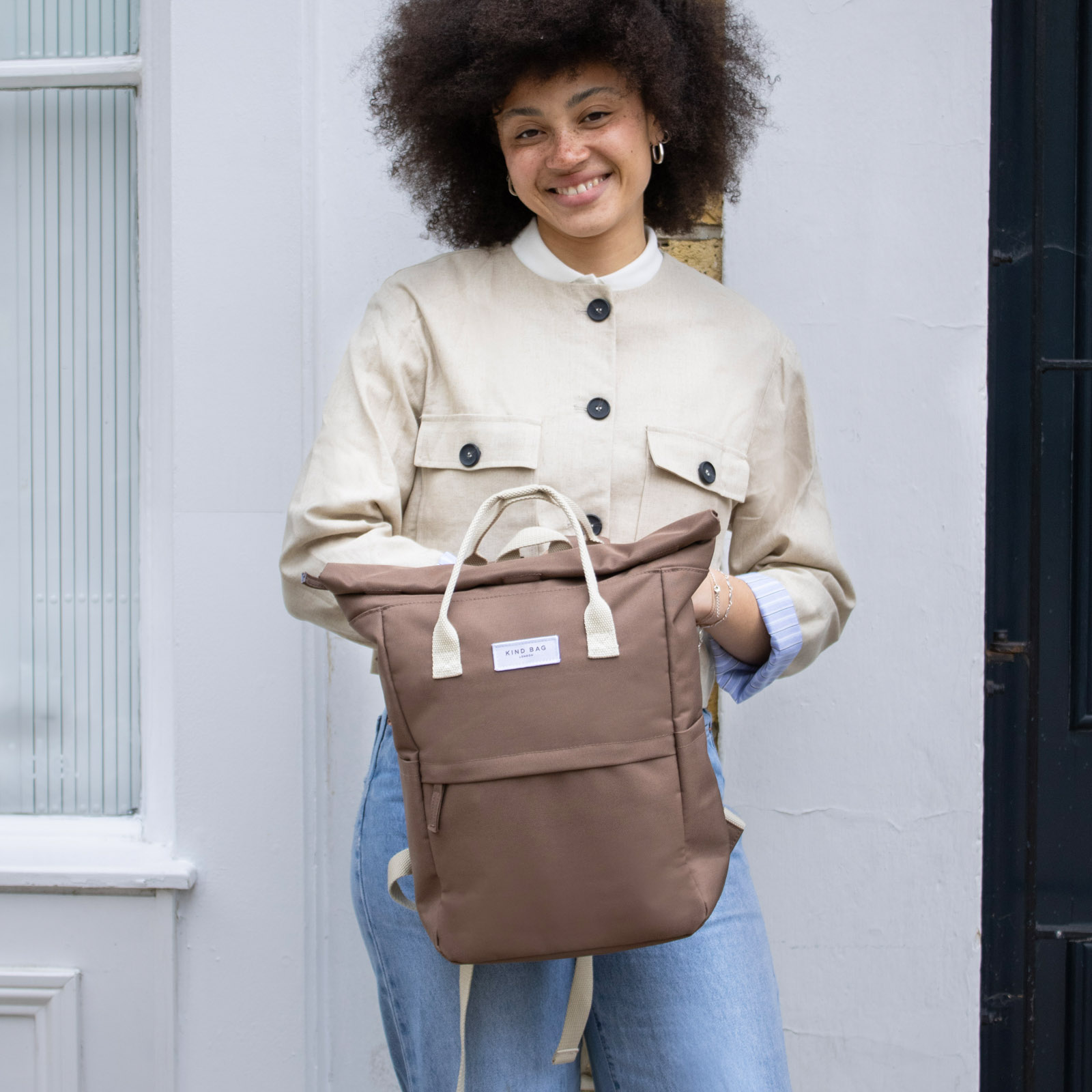 Medium Backpack 14L Cocoa Brown 