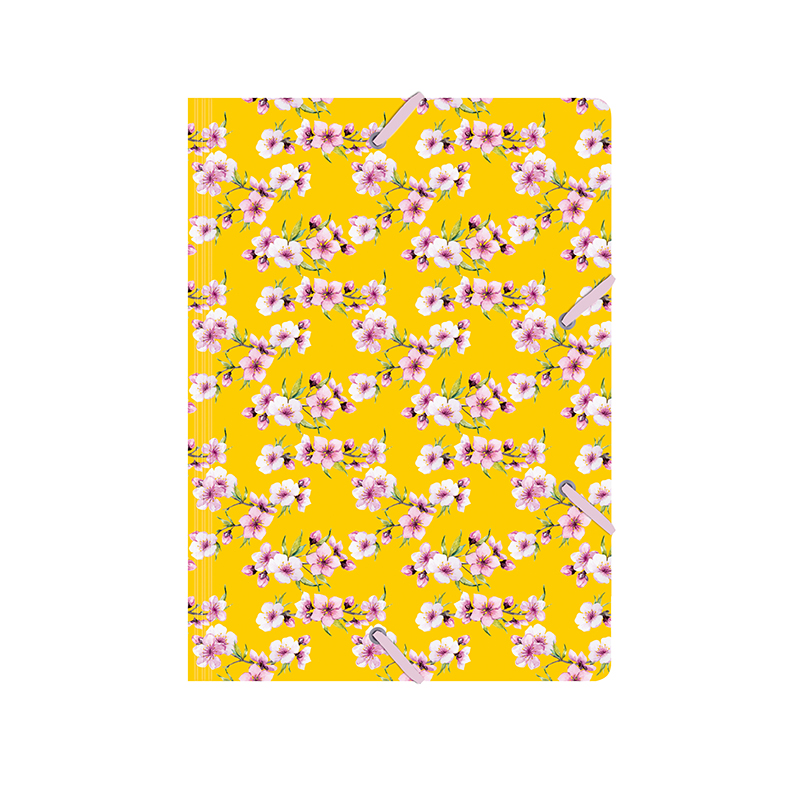 Sammelmappe Deluxe BLÜTEN gelb 