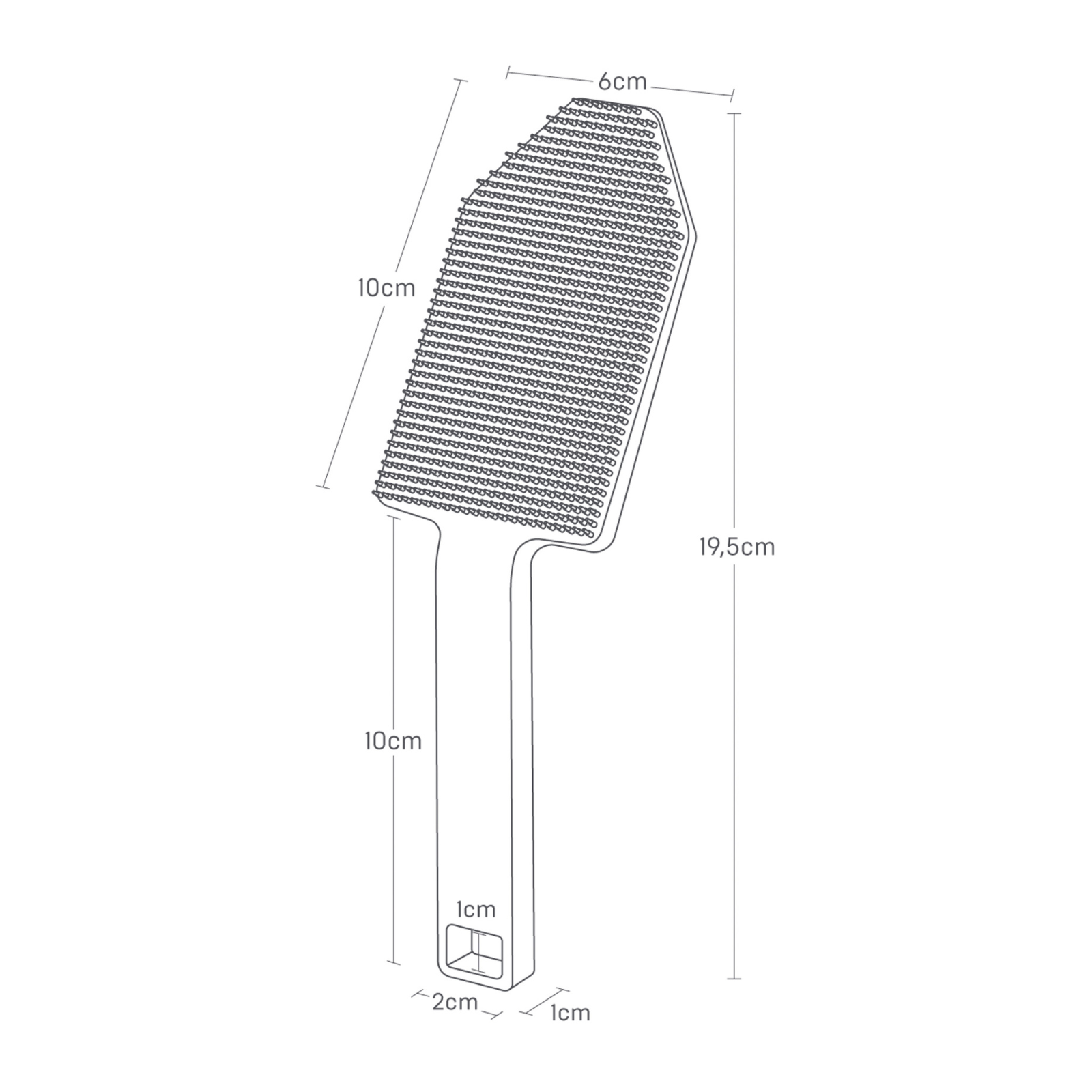 Magnetischer Silikonschwamm TOWER schwarz 