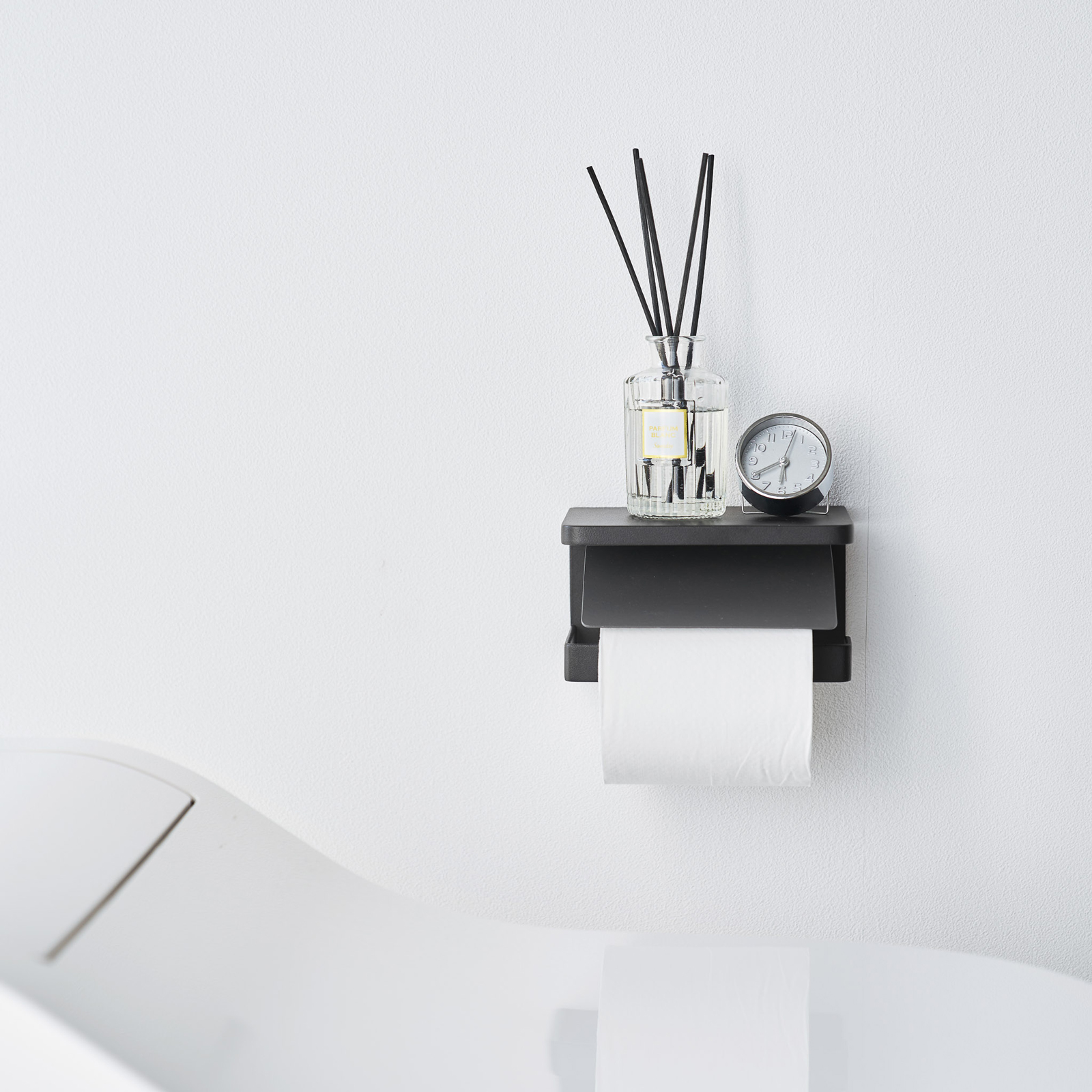 Wand-Toilettenpapierhalter TOWER schwarz 