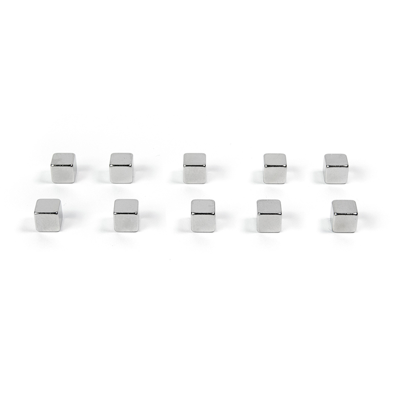 Magnete KUBIQ 10er Set silbern 