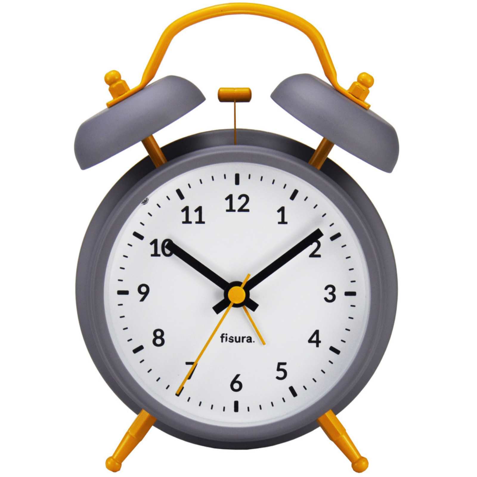 RETRO ALARM CLOCK grey 