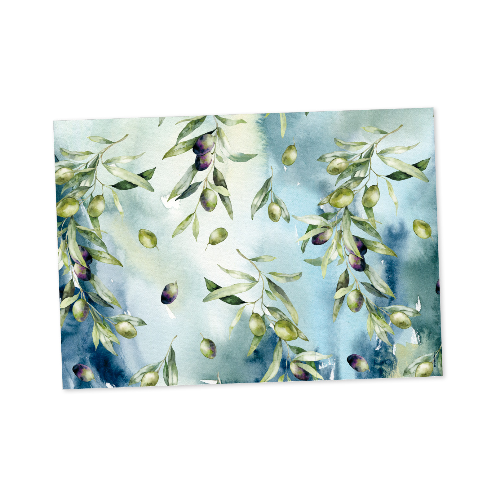 Papiertischset MEDITERANIA 4 Sujets à 12 Blatt
