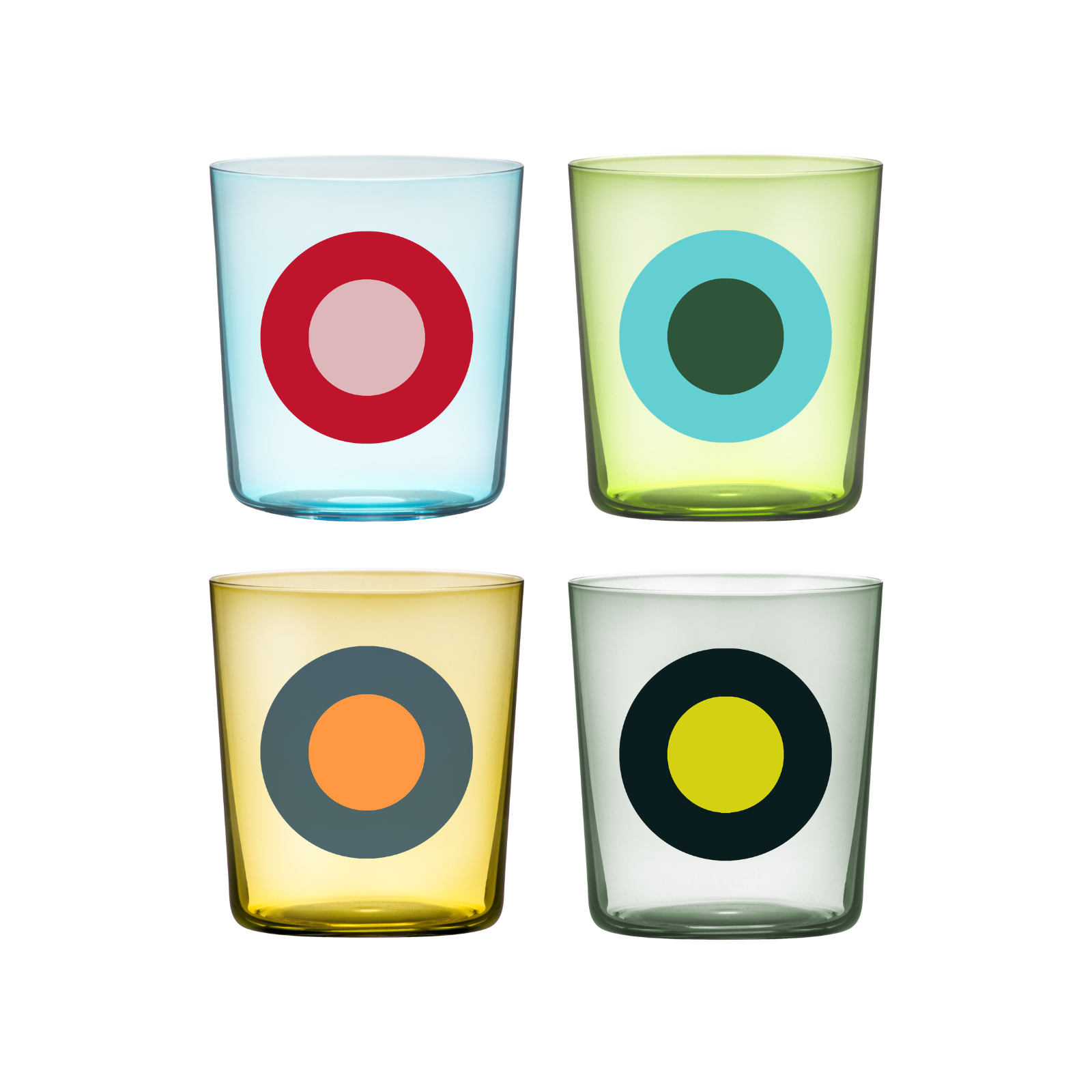 Gläser Dots, 4er-Set Nr.1 