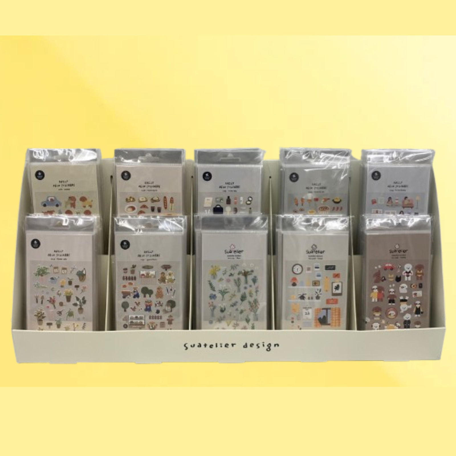 Daily series display SUATELIER leer