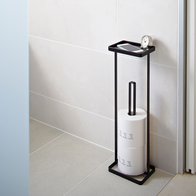 Toilettenpapierständer TOWER schwarz 