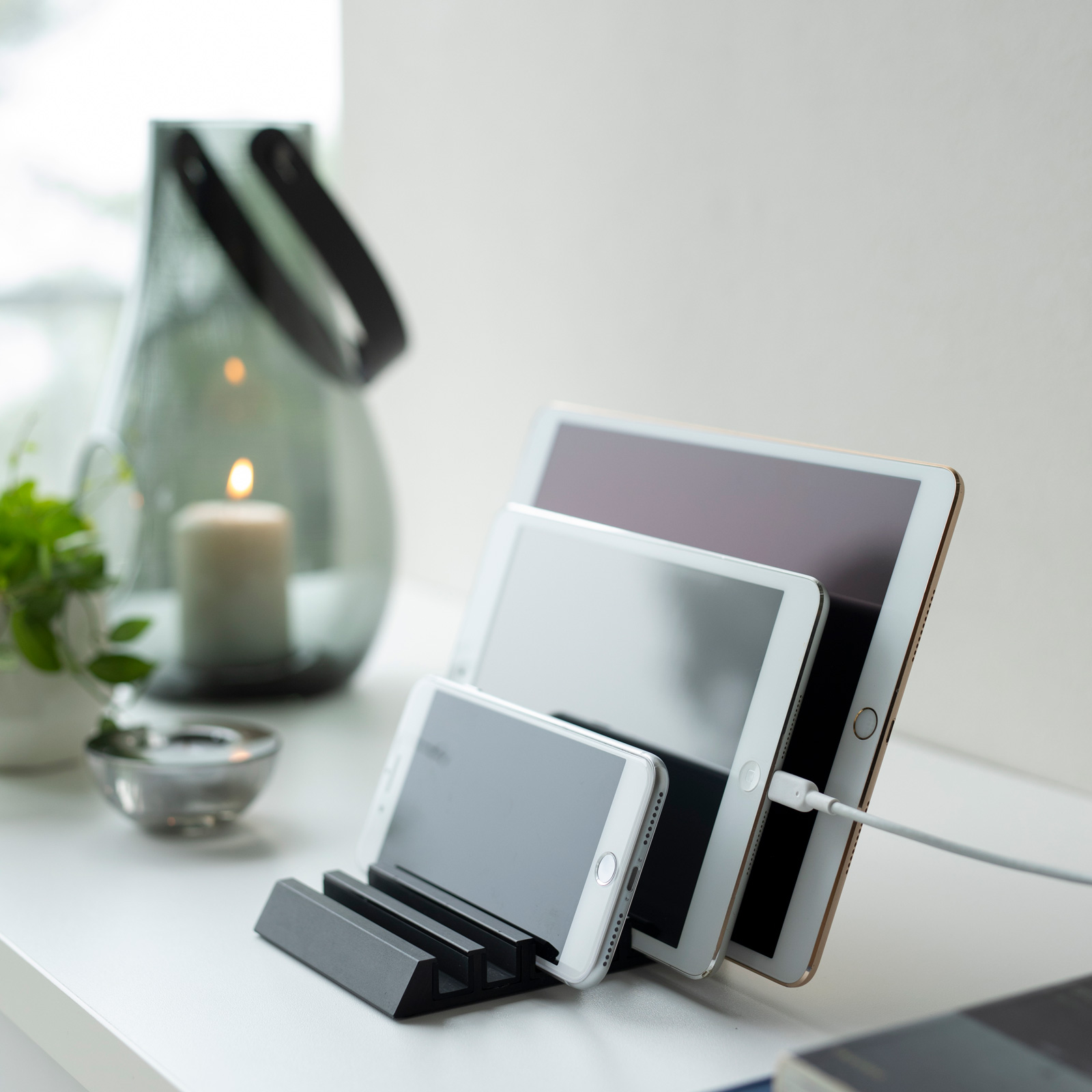 Tablet-Halter TOWER schwarz 