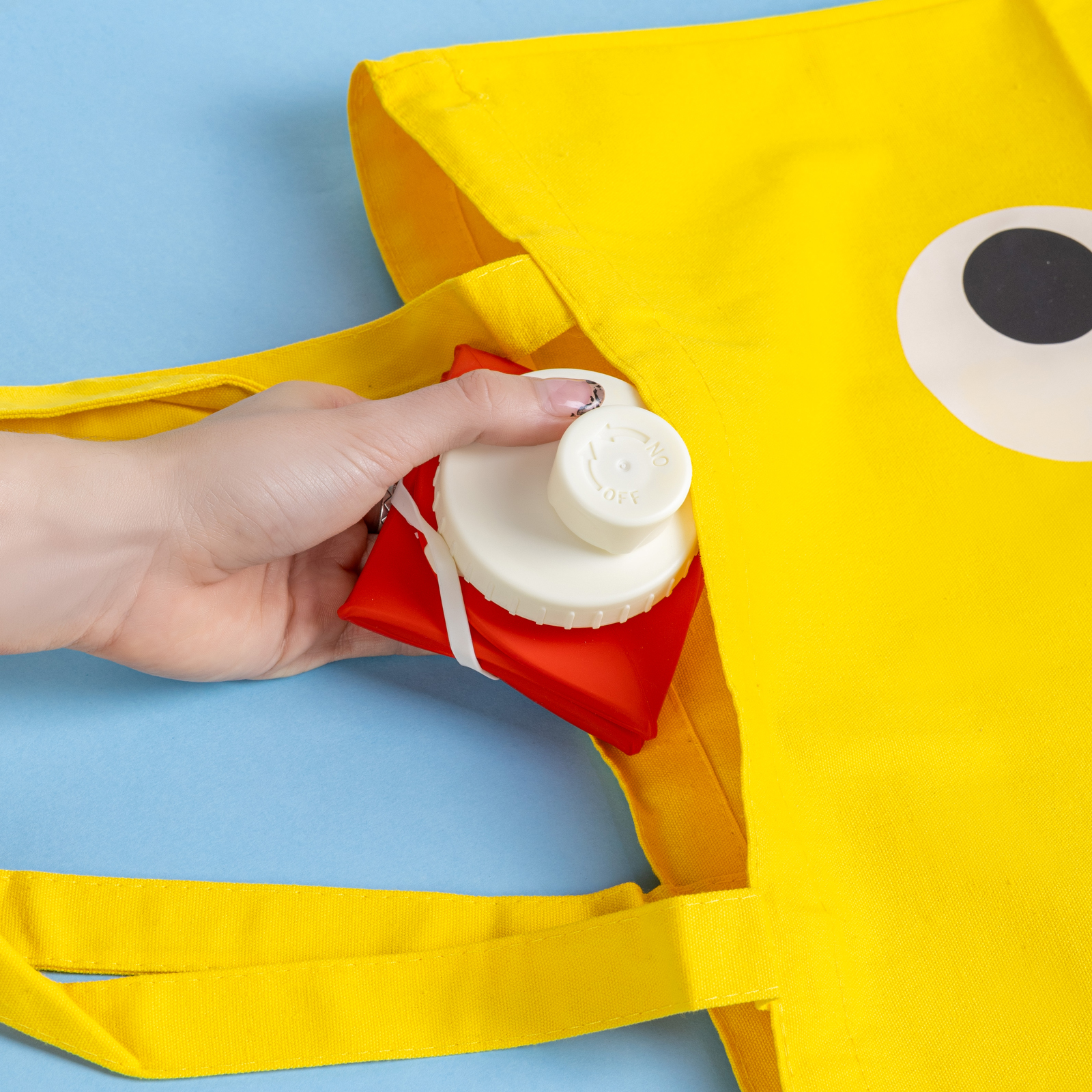 Faltbare Flasche Out of office 