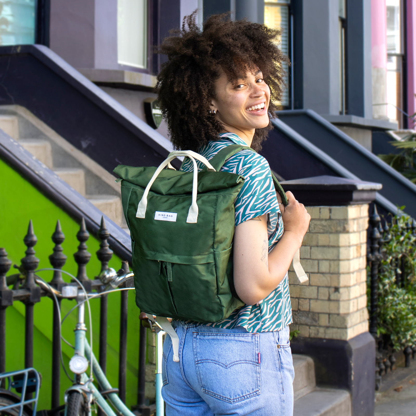 Medium Backpack 14L Khaki  