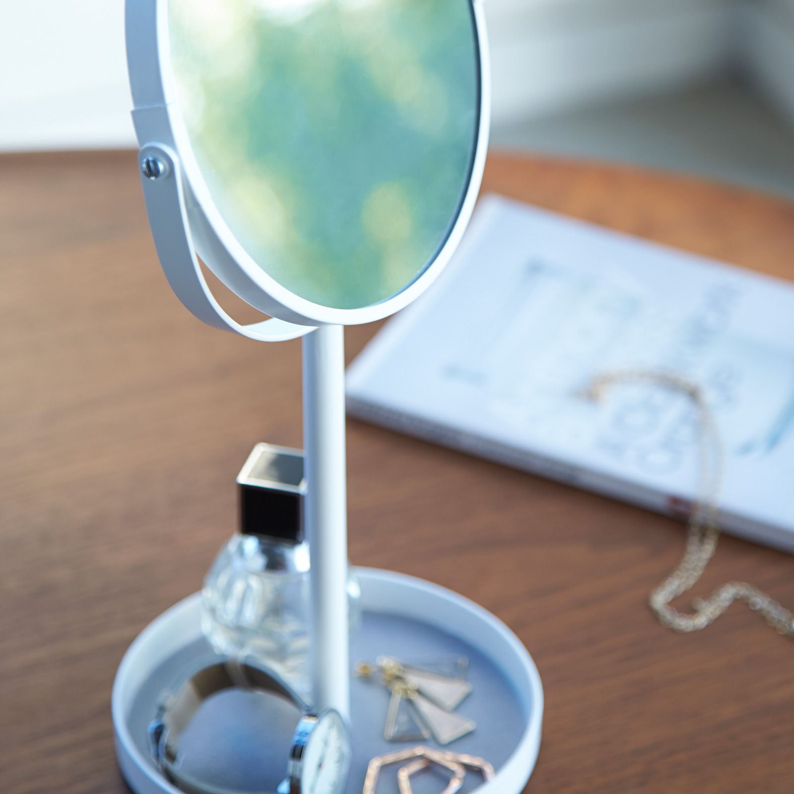 Schmuckständer TOWER MIRROR weiss 